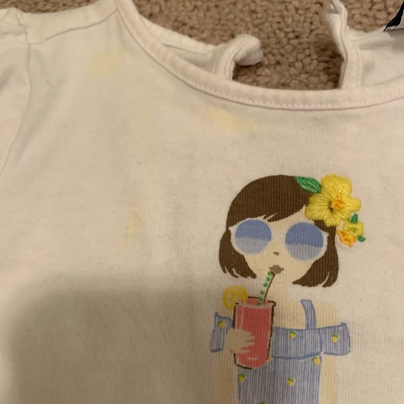 Janie & Jack matching top and short lemons 2T - Picture 2 of 5